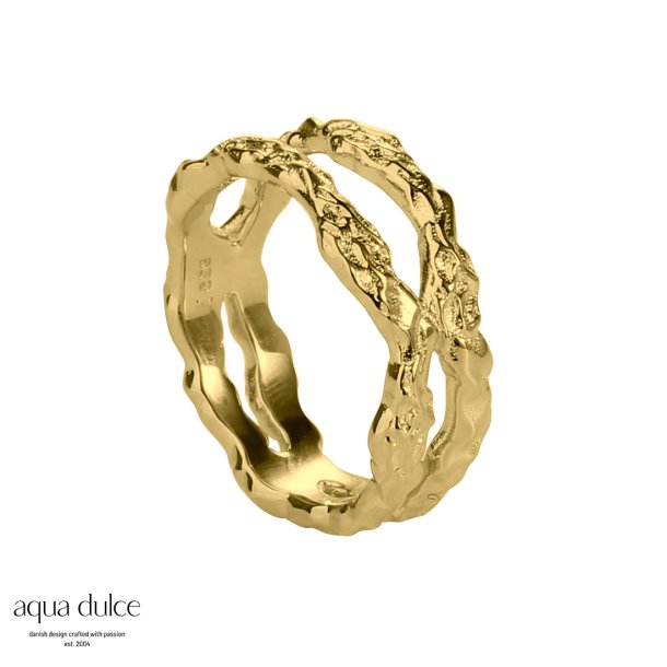 Aqua Dulce, Mila ring i forgyldt sterlingslv