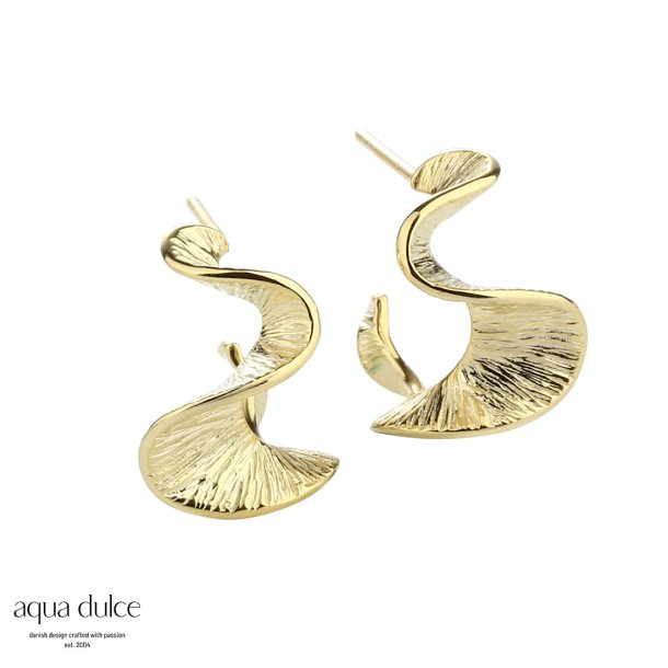 Aqua Dulce, Rhumba 20mm. restikkere i forgyldt sterlingslv