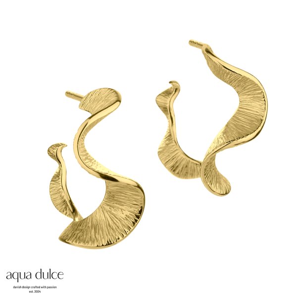 Aqua Dulce, Rhumba 30mm. restikkere i forgyldt sterlingslv