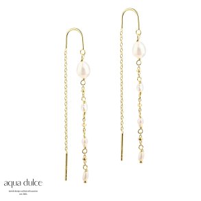 Aqua Dulce, Rice dot thread rehngere i forgyldt sterlingslv