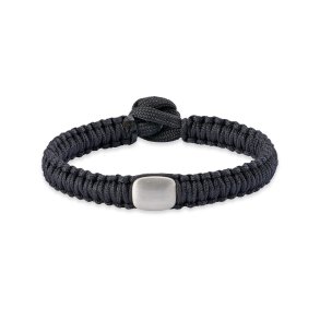 Mllers kollektion flettet herre armbnd med hndlavet slv led og knudels