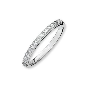 Mllers Collection, alliancering med diamanter i hvidguld