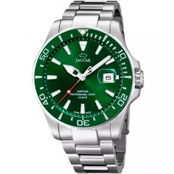 Jaguar J860/B Executive diver herreur, stl med grn skive