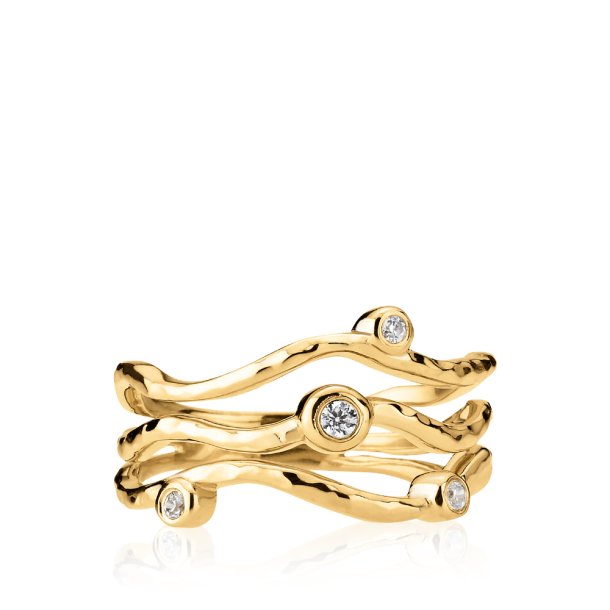 Izabel Camille, Vera x Izabel Camille ring i forgyldt slv