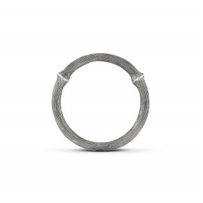 Ole Lynggaard Nature ring nr. 2, Slv - let oxyderet