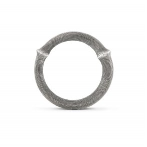 Ole Lynggaard Nature ring nr. 4, Slv - let oxyderet