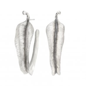 Ole Lynggaard Leaves creol-reinge, stor, Slv