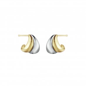 Georg Jensen Curve restikker, slv og 18kt guld