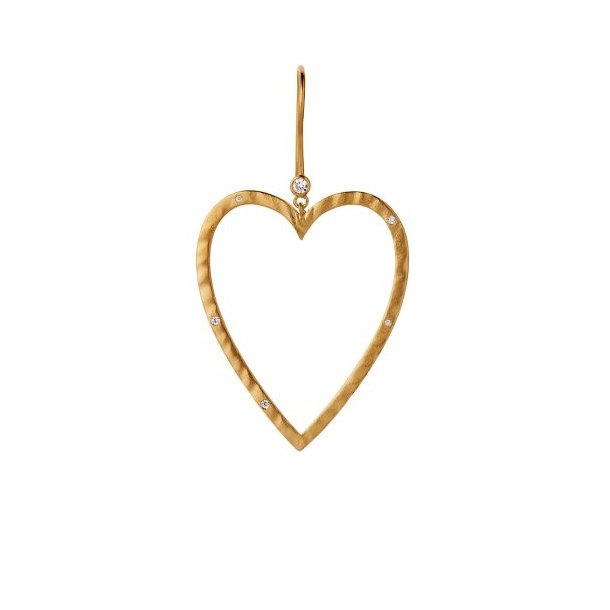 Stine A, Power Heart rering i forgyldt slv