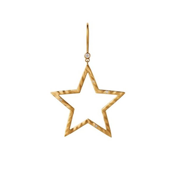 Stine A, Shining Star rering i forgyldt sterlingslv