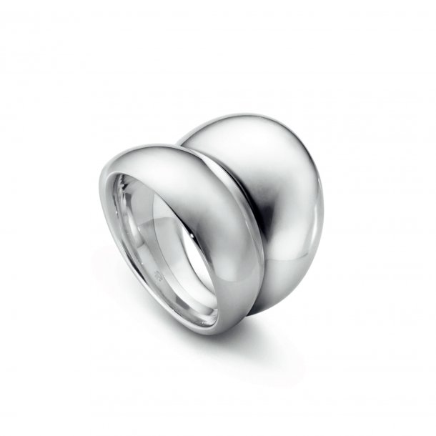 Georg Jensen Curve ring, slv