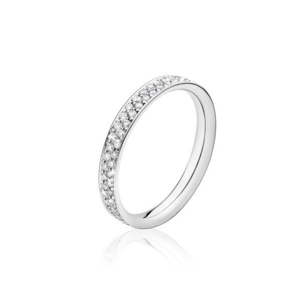 Georg Jensen Magic ring i 18 karat hvidguld med brillanter