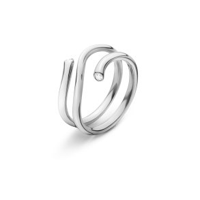 Georg Jensen Magic ring i 18 karat hvidguld med brillanter