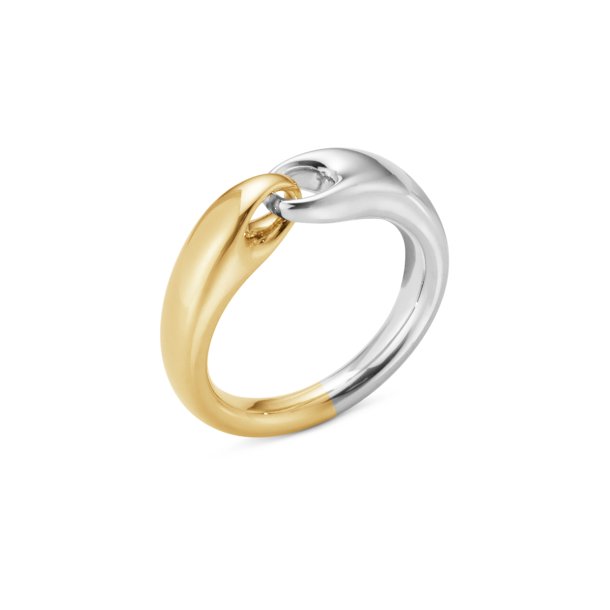 Georg Jensen, Reflect ring i 18kt rdguld og Slv