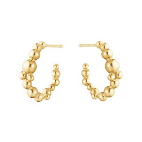 Georg Jensen, Moonlight Grapes 18kt rdgulds creoler