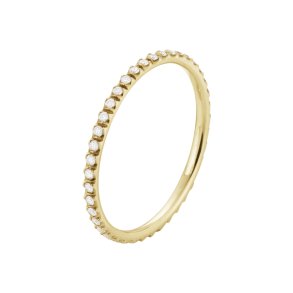 Georg Jensen Signature Diamonds ring i 18 karat guld med brillanter