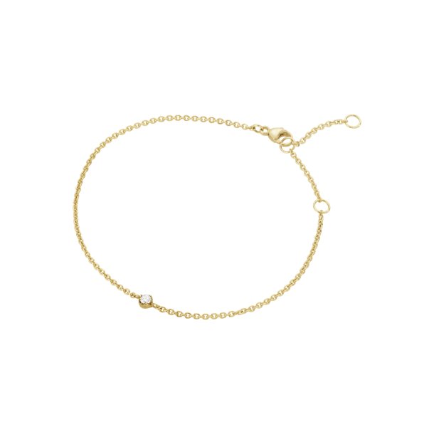 Georg Jensen armbnd i guld med brillanter