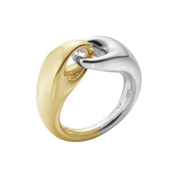 Georg Jensen Reflect ring i guld og slv