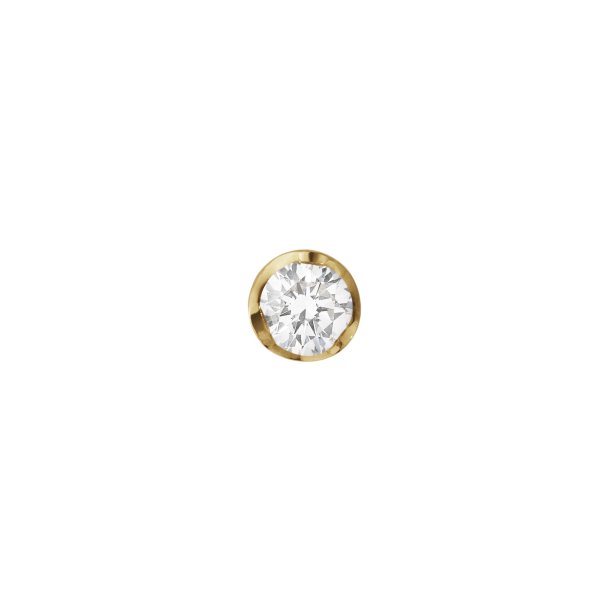 Georg Jensen restikkere i guld med brillanter