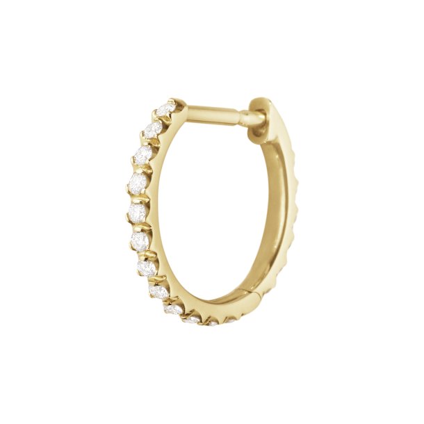 Georg Jensen creol i guld med brillanter