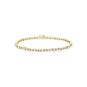 Georg Jensen Signature Diamonds armbnd i guld med brillanter