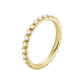 Georg Jensen Signature Diamonds ring i 18 karat guld med brillanter