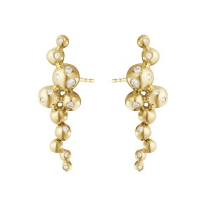 Georg Jensen Moonlight Grapes reringe i guld med brillanter