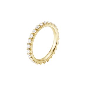 Georg Jensen Signature Diamonds ring i 18 karat guld med brillanter
