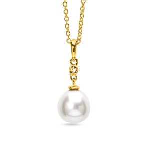 By Müller Special Edition perlevedhng i 14kt rdguld