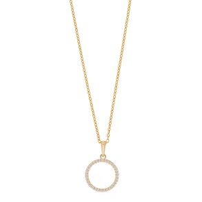 Siersbl, Halskde med vedhng i 14 karat guld