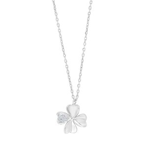 Joanlinor, halskde i Slv med firklvervedhng