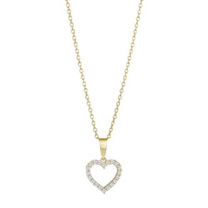 Siersbl, Halskde med vedhng i 14 karat guld