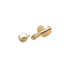 14kt. Labret-piercing kugle 2mm solid PIERCE52 1st