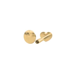 14kt. Labret-piercing plade PIERCE52 1stk