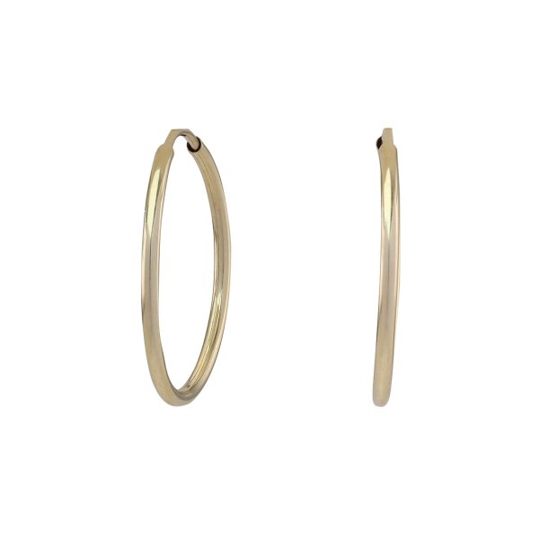 Creoler 23mm i 8kt rdguld