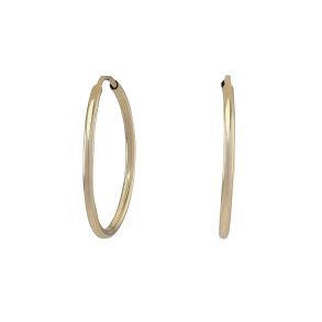 Creoler 23mm i 14kt rdguld