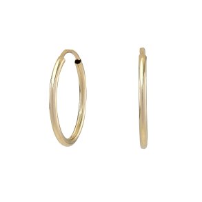 Creoler 17mm i 8kt rdguld