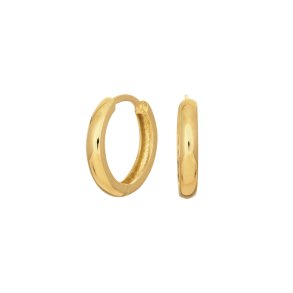 Creoler 12mm i 14kt rdguld