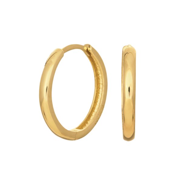 Creoler 16mm i 14kt rdguld