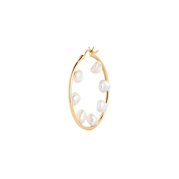 Maria Black, Baroque Hoop i forgyldt slv