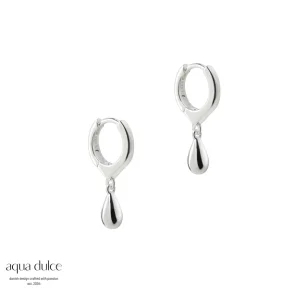 Aqua Dulce, Shiny Drop hoop i sterlingslv