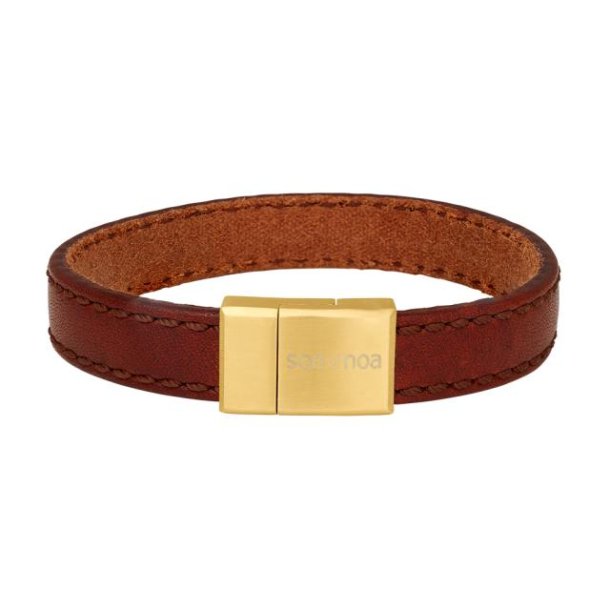 SON of NOA, lderarmbnd brunt kalveskind