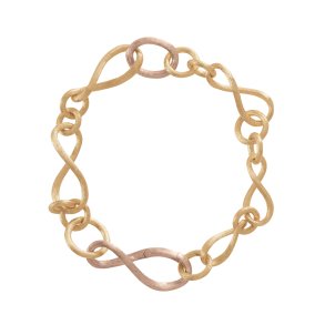 Ole Lynggaard Love armlnke, lille i 18ktrd- og rosa guld