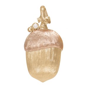 Ole Lynggaard Agern vedhng stor i 18 karat guld og brilliant