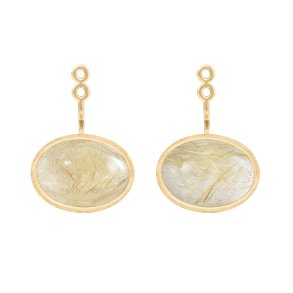 Ole Lynggaard Lotus reringevedhng sm i 18 karat guld og rutilkvarts