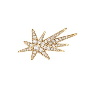 Ole Lynggaard Funky Shooting Stars restik i 18 karat guld med brillanter