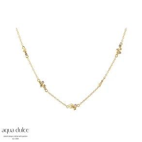 Aqua Dulce, Darling Rock, halskde i forgyldt sterlingslv