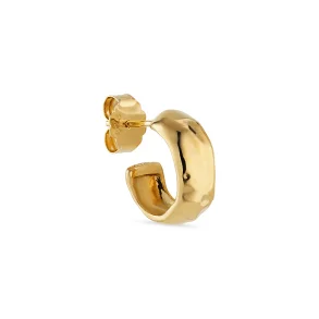 Jane Knig, Bruised Heart Hoop i forgyldt sterlingslv