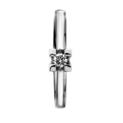 Dreams solitairering, 14kt hvidguld, 0,20ct TW/Si-P