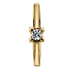 Dreams solitairering, 14kt rdguld, 0,30ct TW/Si-P